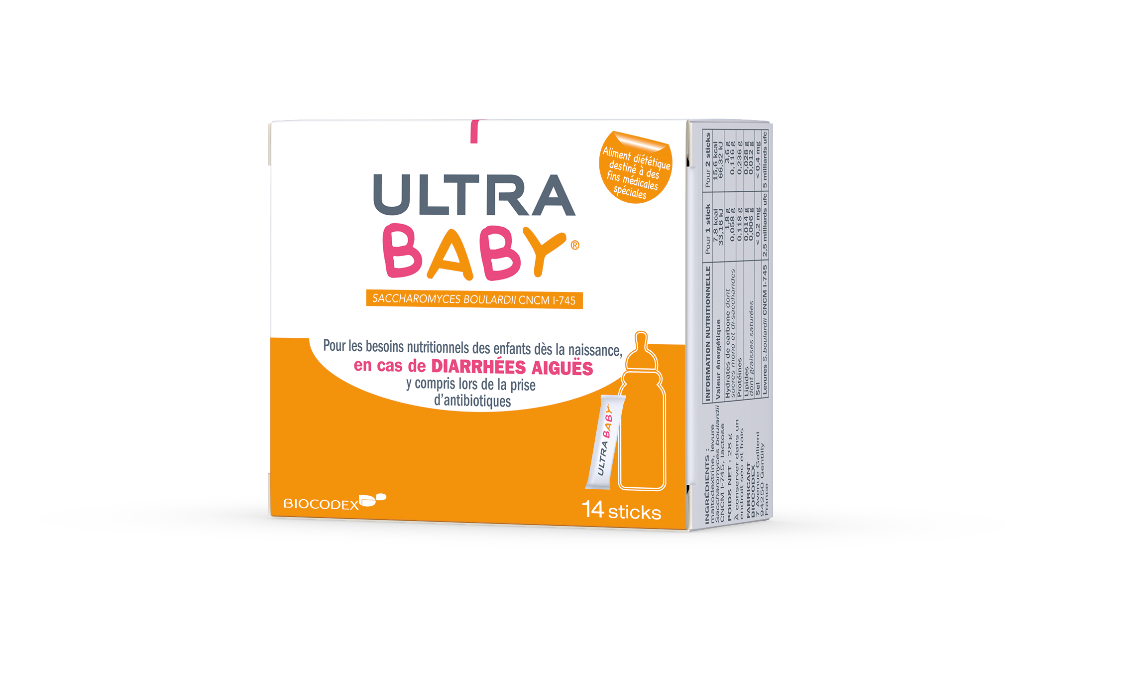 Complements Alimentaires Dm Et Dadfms Ultra Baby Biocodex France