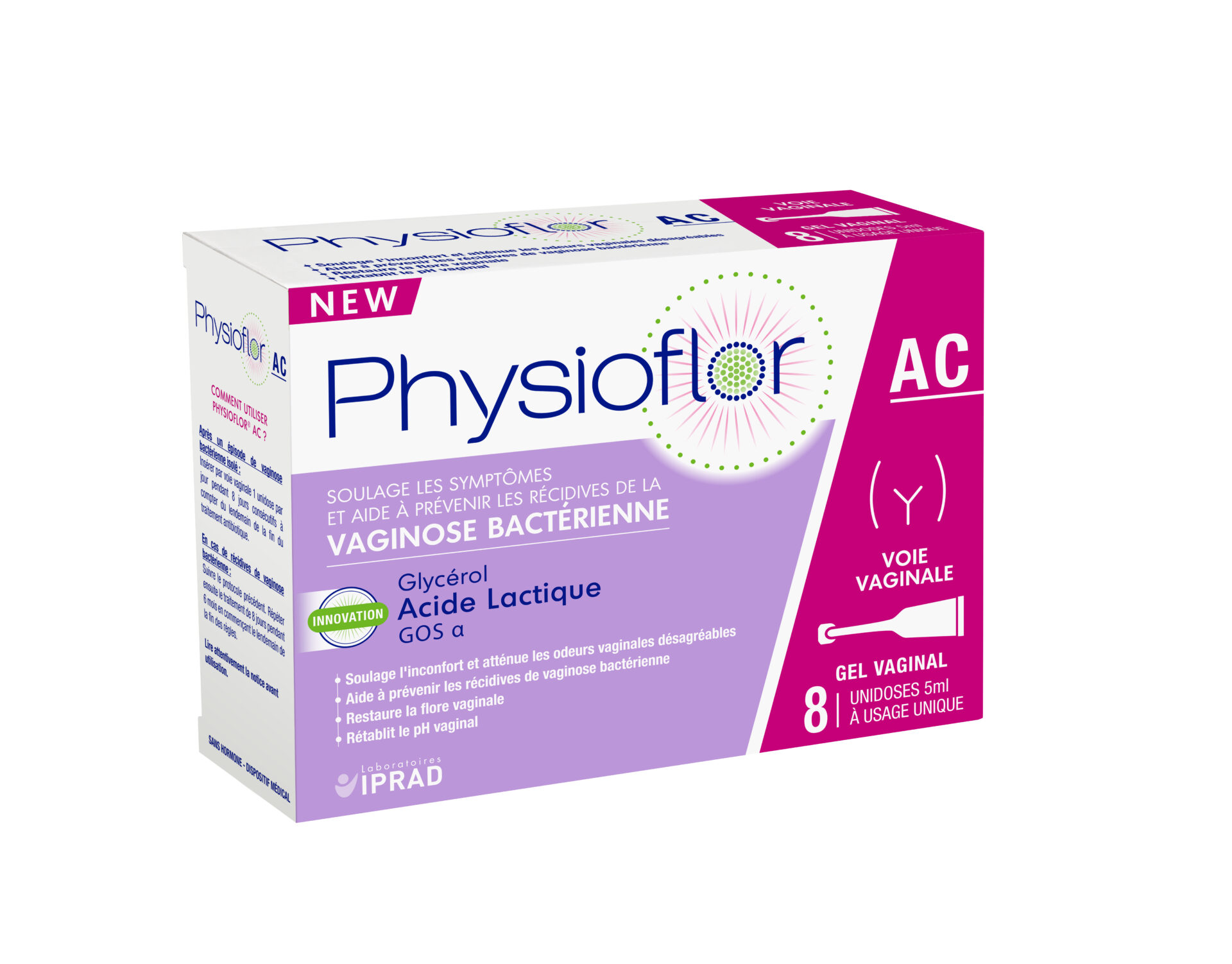 Physioflor gel vaginal 8 doses uniques