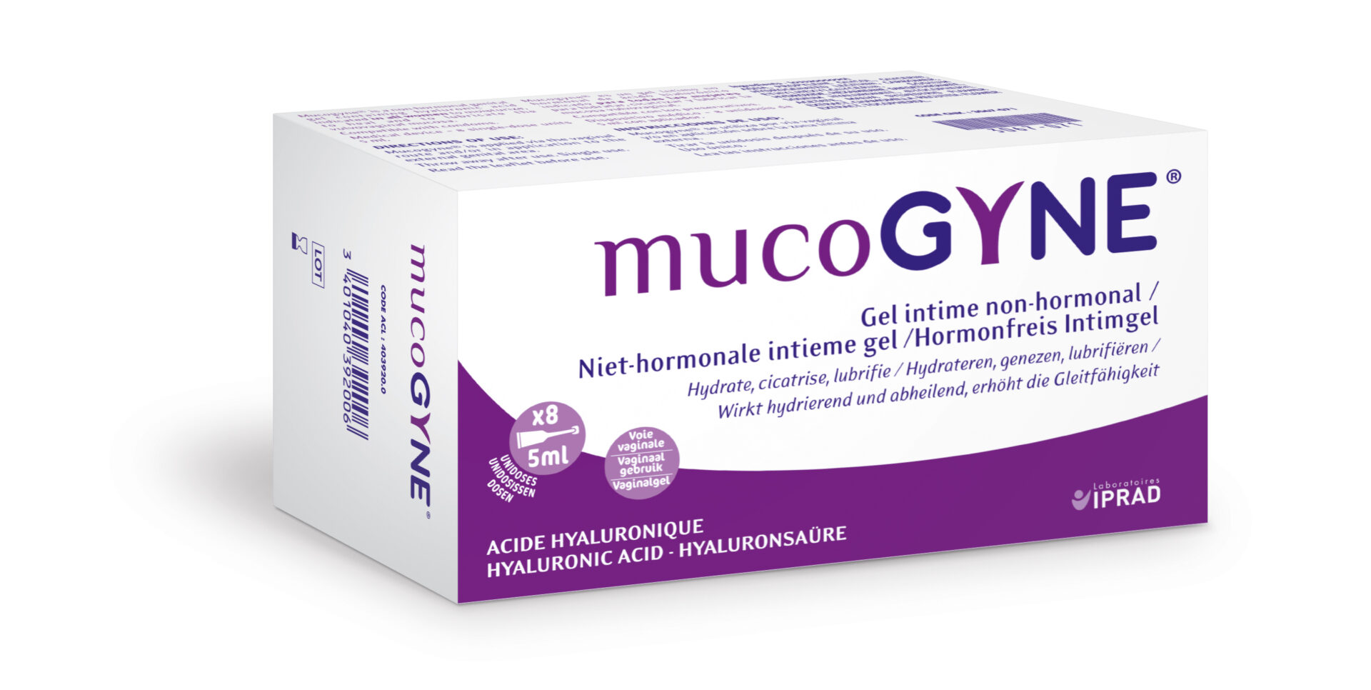 Mucogyne gel 8 unidoses